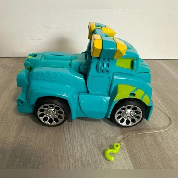 TRANSFORMERS RESCUE BOTS ACADEMY HOIST Flatbed Toy Truck Academy Rescue Team - Picture 3 of 6